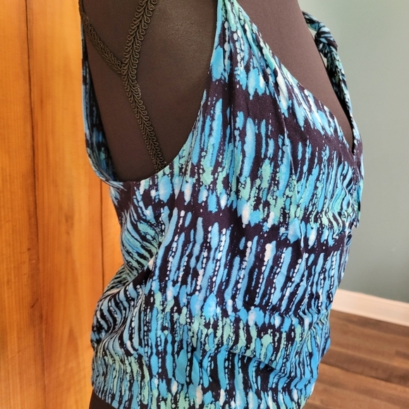 Tommy Hilfiguer Blue and Black Women's Top - Picture 4 of 11